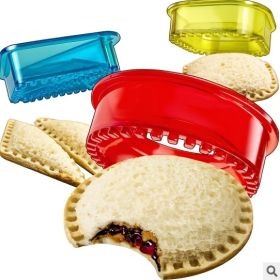 3 pcs Sandwich Molds, Sandwich Cutter And Sealer, Sandwich Maker, DIY Breakfast Bread Mold