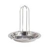 1 Pc Grilled Chicken Rack Barbecue Grill, Cooking Camping Roaster Bbq Rack Accessories Outdoor Rack Chicken Non-stick Pan