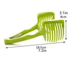 1 pc Tomato Potato Slicer; Lemon Slicer; Multifunctional Fruit Vegetable Cutter Clip; Kitchen Tool; Kitchen Gadgets
