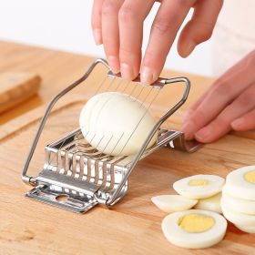 1 pc Stainless Steel Kitchen Tools; Egg Slicer; Egg Cutter
