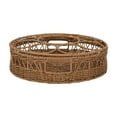Better Homes & Gardens Rattan Large Beverage Tray – Woven Serving Tray With Handles For Indoor And Outdoor Use