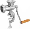 Manual Meat Grinder, Stainless Steel Hand Crank Meat Vegetable Grinding Machine, Heavy Duty Manual Meat Grinding Machine for Homemade Burger Patties