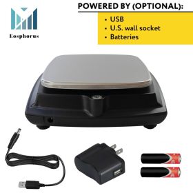 Ounce Carat and Gram Scale 0.01g Accuracy Digital Balance Laboratory Scales Scientific Scale Lab Balance 600g USB Charger and AC DC Adapter Included