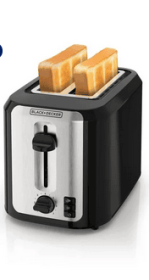 BLACK+DECKER 2-Slice Toaster, Extra Wide Slots & Bagel Function