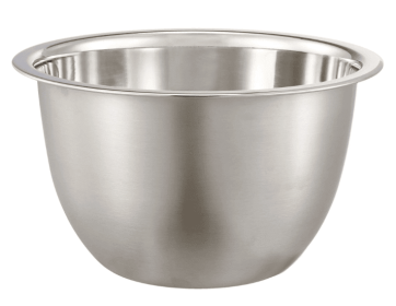 Mainstays SS 3QT Multi-Use Mixing Bowl for Prepping, Serving or Storage