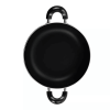 Better Chef 10" Aluminum Non-Stick Metallic Red Deep Fryer with Glass Lid