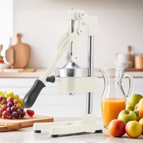 SOGA 2X Commercial Manual Juicer Hand Press Juice Extractor Squeezer Orange Citrus White
