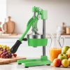 SOGA 2X Commercial Manual Juicer Hand Press Juice Extractor Squeezer Orange Citrus Green