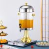 SOGA Single 8L Stainless Steel Dispenser Beverage Juicer Transparent Commercial Drink Container Jug