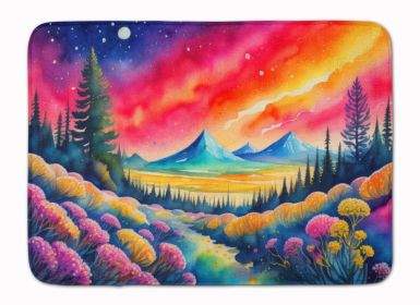 Yarrow in Color Memory Foam Kitchen Mat Machine Washable Anti-Fatigue Mat Cushion Comfort Bath Mat or Kitchen Rug