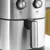 6.9 qt Air fryer 85% less oil or low fat cooking 1700W electric oven 400F split oil filter 360° air circulation timing and non-stick pan