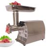 Meat Grinder Commercial Meat Grinding Machine Electric Meat Chopper Mincer with 4/6/8mm Grinding Plates & Stuffing Tubes Stainless Steel