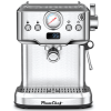 1350W Semi-automatic Coffee Machine 20Bar Professional Concentrated Coffee Maker with Milk Foamer, Single Shot and Double Shot