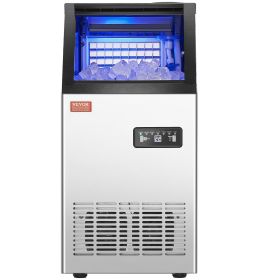 Commercial Ice Maker Freestanding Cabinet Machine 120lbs/24H 36 Ice Cubes