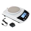 Ounce Carat and Gram Scale 0.01g Accuracy 600g Capacity Digital Balance Electronic Scale LCD for Science Lab USB Charger and AC DC Adapter Included