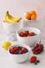 3-Piece Marbled Mixing Bowl Set with Pour Spouts