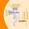 Manual Meat Grinder, Stainless Steel Hand Crank Meat Vegetable Grinding Machine, Heavy Duty Manual Meat Grinding Machine for Homemade Burger Patties