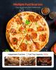 12" Outdoor Pizza Oven Portable Wood Pellet Pizza Oven Iron Spray Camping