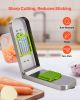 Vegetable Chopper Food Veggie Cutter 3 Stainless Onion Slicer with Container