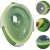 2 pcs, Avocado Storage Container, Fruit Storage Container With Avocado Cutter, Fruit And Vegetable Storage Container, Avocado Storage Container Kit