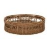 Better Homes & Gardens Rattan Large Beverage Tray – Woven Serving Tray With Handles For Indoor And Outdoor Use