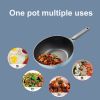 Cooker King, Ultra Light Pot, Household Non-Stick Wok, Frying Pan, With Lid, CKNC6430BF, 30cm