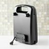 Mainstays 4 Slice Waffle Maker, Removable Plates, Black Matte, Model MS8400778514-1