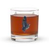 Enigmatic Figure Luxury Rocks Glass - Hooded Design by HadiArts | 10.5 oz Premium Barware