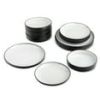 Yellowstone 12-Piece Ceramic Dinnerware Set – Beth Collection Rustic Matte Glaze Dishes, Service For 4