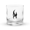 Elegant Whiskey Rocks Glass – Artistic Face Design for Cocktail & Whiskey Lovers 10.5 oz