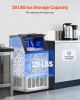 Commercial Ice Maker Freestanding Cabinet Machine 120lbs/24H 36 Ice Cubes