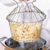 Multifunctional Collapsible Steam Rinse Filter; French Chef Basket; Drainer Magic Basket; Mesh Basket Filter Mesh