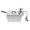 8.5QT/8L Total Capacity 12.5qt/11.8l Stainless Steel Faucet Single Tank Deep Fryer 1700W Max (8L Large Fryer Blue / Large Handle)