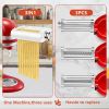 IAGREEA Pasta Maker Attachment 3 in 1 for KitchenAid Stand Mixers IncludedPasta Sheet Roller, Spaghetti Cutter, Fettuccine Cutter Maker