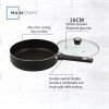 13 Piece Nonstick Aluminum Alloy Cookware Set, Black