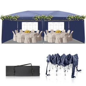10X20ft Blue 4 Sided 2 Window Folding Shed