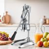 SOGA Stainless Steel Manual Juicer Hand Press Juice Extractor Squeezer Orange Citrus