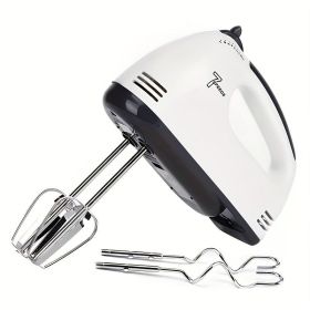 1 pc 7 Speeds Electric Hand Mixer; Household Portable Powerful Handheld Electric Mixer; Hand-held Egg Beater; Small Whipping Cream Mixer For Cake;