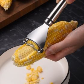 1 pc Stainless Steel Corn Stripper Corns Threshing Device Easy Peeling Corn Kerneler Peeler Fruit & Vegetable Tools/Corns Strippe