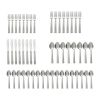 49-Piece Stainless Steel Flatware Set with Organizer Tray – Service for 8, Silver Finish, Dishwasher Safe