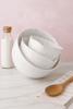 3-Piece Marbled Mixing Bowl Set with Pour Spouts