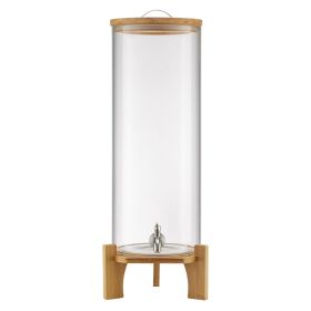 Drink Dispenser 3.5 Gal Beverage Dispenser for Parties Glass with Stand