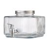 Drink Dispenser 0.8 Gal Beverage Dispenser for Parties Glass with Spigot