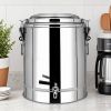 SOGA 35L Stainless Steel Insulated Stock Pot Dispenser Hot & Cold Beverage Container With Tap