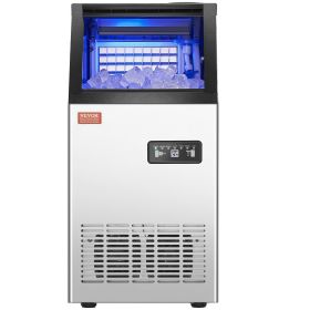 Commercial Ice Maker Freestanding Cabinet Machine 120lbs/24H 36 Ice Cubes
