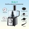 Multifunctional 600W 10 Cup Classic Compact Food Processor Chef Machine Mixer Blender