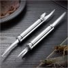 2 pcs 5 In 1 Multifunctional Shrimp Line Fish Maw Knife Household Shrimp Line Knife, Fish Scale Planer Seafood Knives Tool For Kitchen