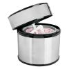 3 Pint Ice Cream Maker with Digital Timer;  Stainless Steel