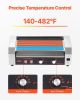 Electric 12 Hot Dog 5 Roller Commercial Sausage Grill Cooker Machine 750W