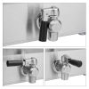 8.5QT/8L Total Capacity 12.5qt/11.8l Stainless Steel Faucet Single Tank Deep Fryer 1700W Max